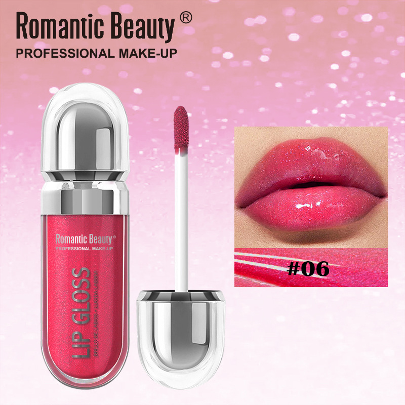 Esmalte labial perla transfronterizo espejo brillante brillo labial brillante brillo labial brillante brillo labial brillante brillo labial líquido duradero