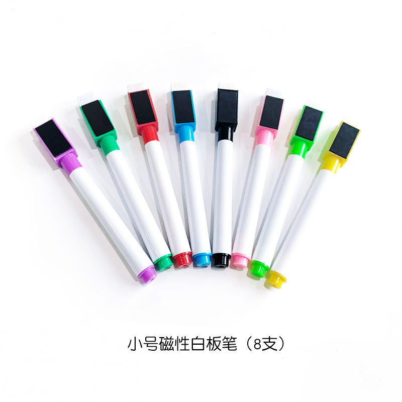 Accesorios de tablero de dibujo para niños sin polvo tiza pluma de agua pizarra borrador etiqueta magnética Tian personaje rejilla rollo papel simple trazo