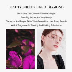 C2U Black Beauty Perfume Oriental Gourmet Floral Fragrance Lemon Light Fragrance Long-lasting Women's Fragrance Date Spray Classic Perfume