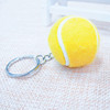 Tennis small keychain for leisure with zipper, wholesale, Birthday gift