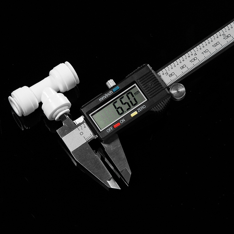 T-tipo K7466 conexión rápida dos lados 3 minutos vuelta Medio 2 minutos tee accesorios de purificador de agua conjunta 2 minutos vuelta 3 minutos tee