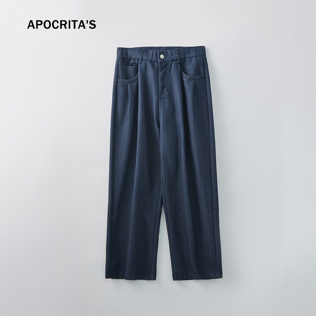Sin devoluciones ni cambios【Liquidación por tiempo limitado a un precio súper bajo】Pantalones casuales holgados y rectos para hombre APO, para otoño e invierno