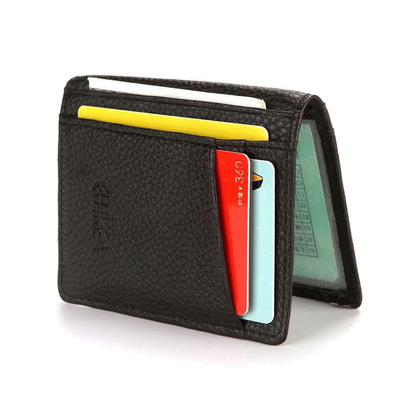 Cross-border new style unisex pebbled PU leather driver's license protective cover for men and women bank card bag multi-slot card holder