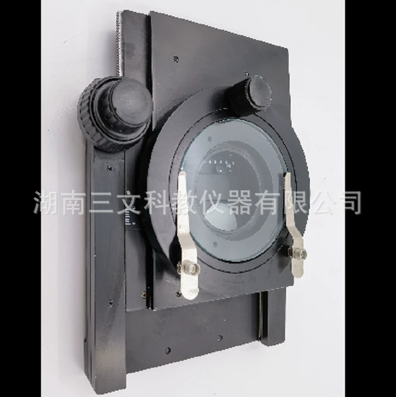 Таблица этапа платформы микроскопа Мовинг вращая выведенная и правая Таблица движения 360 ° вращая