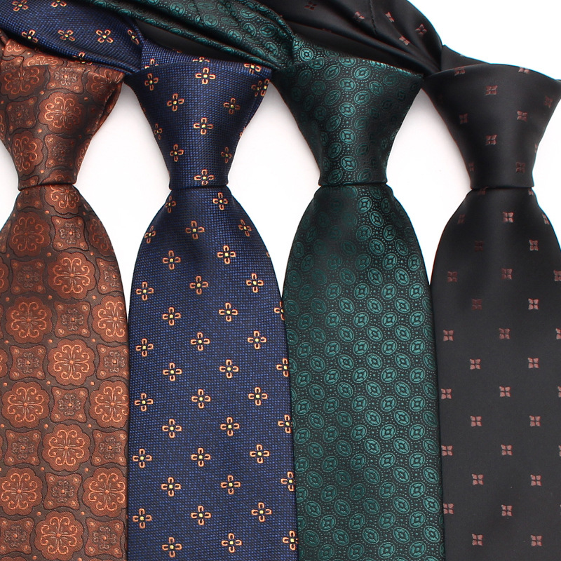 Herren Krawatte Mit Paisley Muster Aus Jacquard Polyester Business_voghion.com
