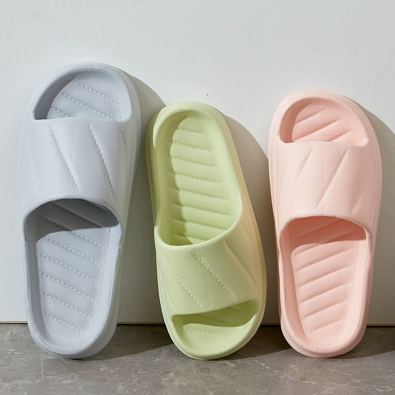 Цельные тапочки с доставкой для женщин, летняя уличная одежда, новые Нескользящие домашние тапочки без шнуровки, оптовая продажа с фабрики