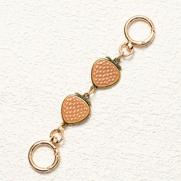 Ancient golden pink strawberry style 15.5cm