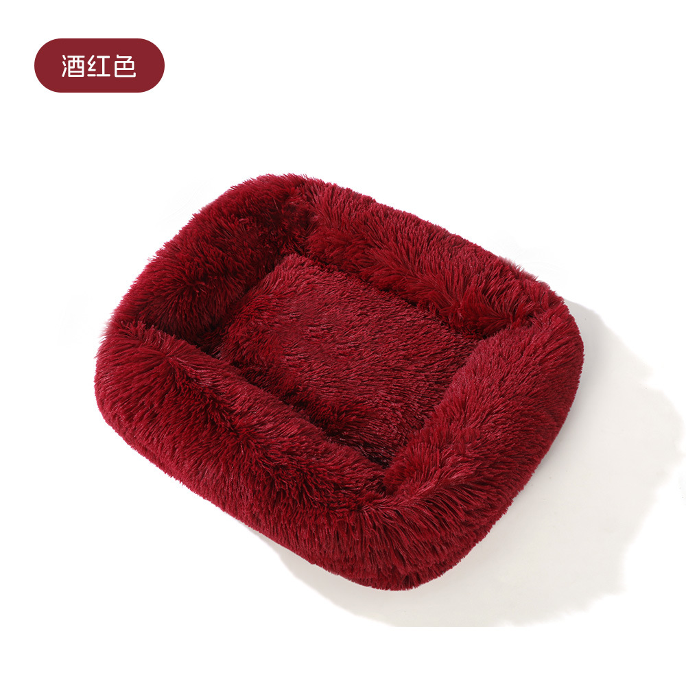 Peluche de invierno para mascotas Peluche para gatos Peluche para perros cuadrado Estera para mascotas Cama para gatos Cama para perros Productos para mascotas