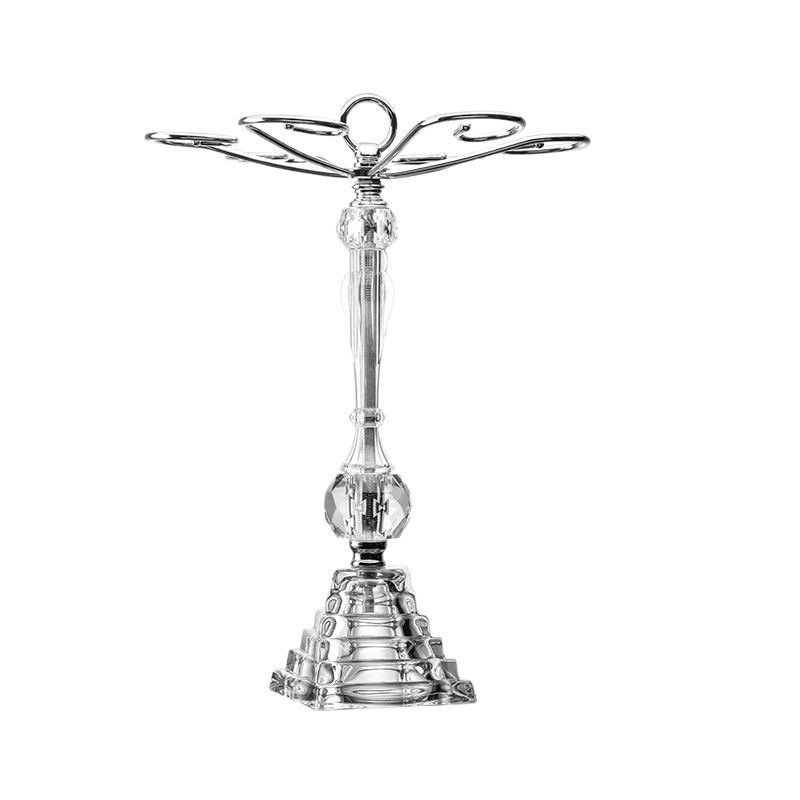 Portavasos de vino de cristal importados colgantes colgantes al revés adornos de mesa para el hogar, lujo ligero, estante de almacenamiento de copa simple de alta gama image 6