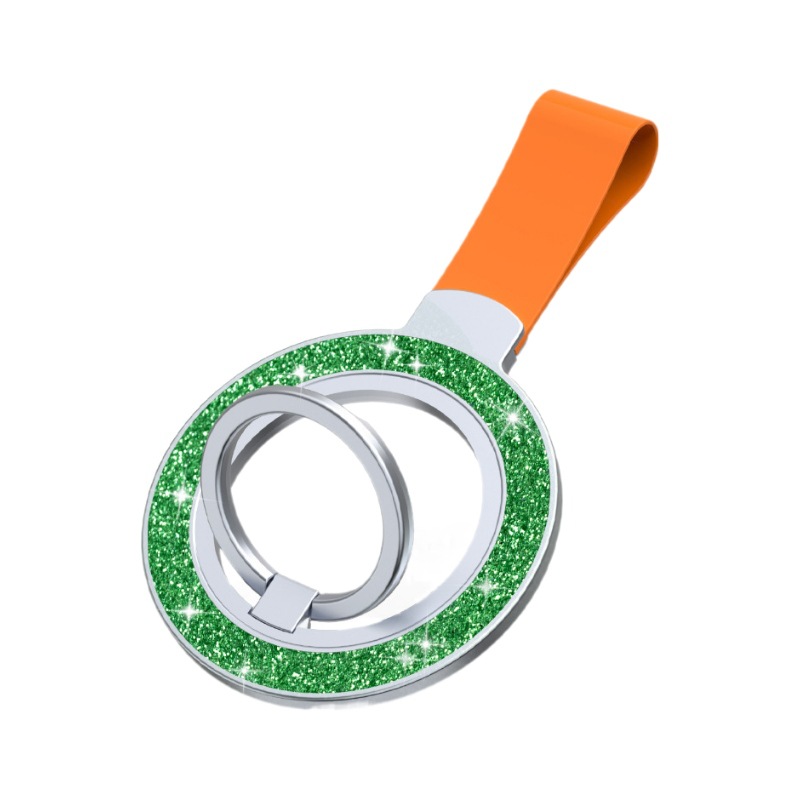 Nuevo soporte magnético magsafe de doble cara nueva segunda generación de polvo flash material de aleación de zinc soporte de anillo de teléfono móvil N52