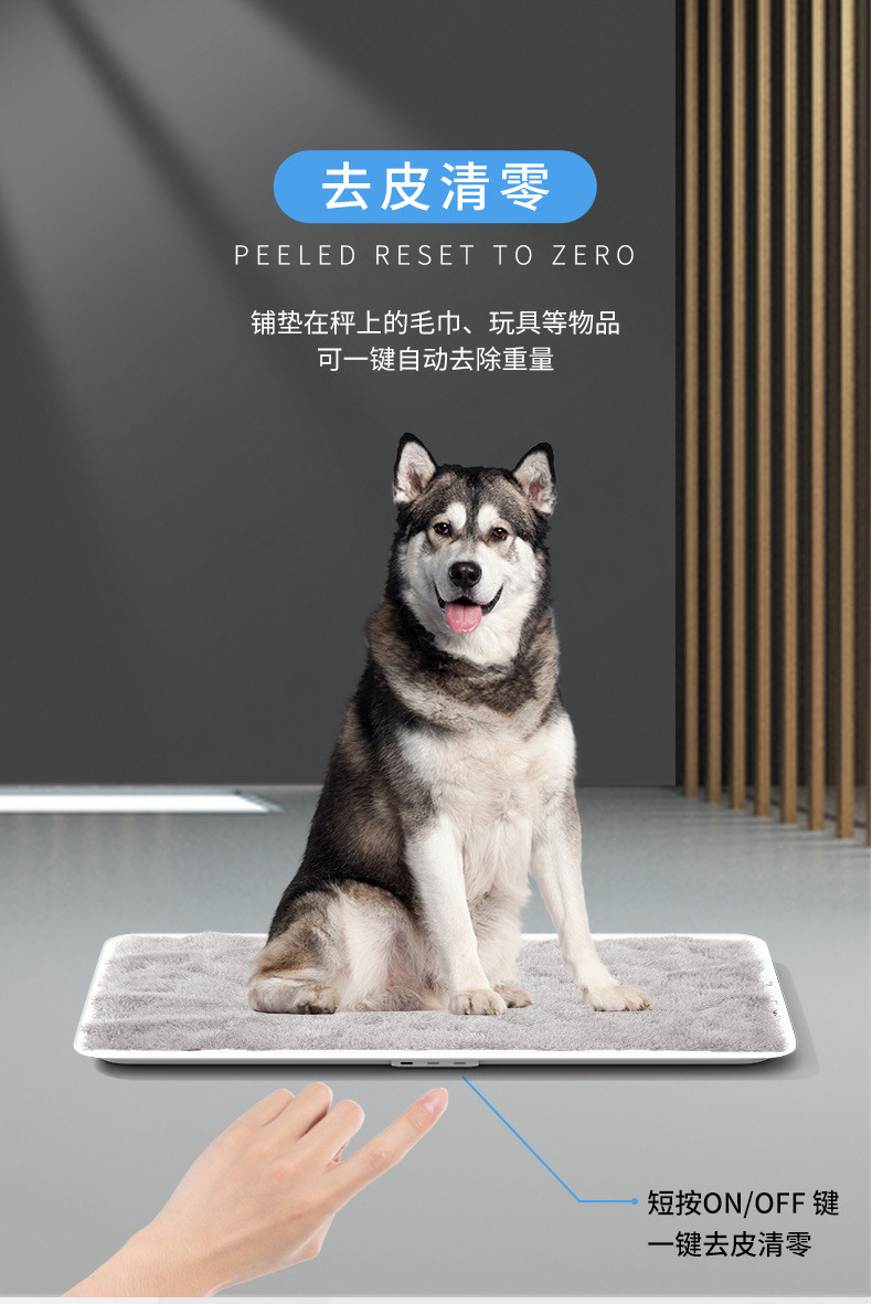 Yeni ev orta ve büyük evcil hayvan ölçeği fabrikası sınır ötesi evcil hayvan hastanesi kedi ve köpek tartı evcil hayvan elektronik tartı