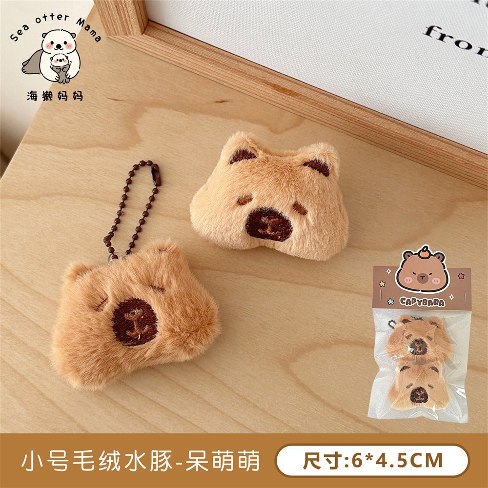 Colgante de Peluche de Cobaya Pequeño Felpa para Mochilas y Llaves