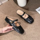 338-5 European Station Baotou Style Half Slippers Summer Outfit Explosions Flat Elegant Sandals Half Slippers Women