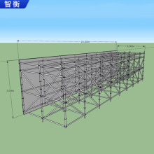 铝合金舞台圆管支架 搭建舞台演出雷亚架 大型演出led挂屏雷亚架