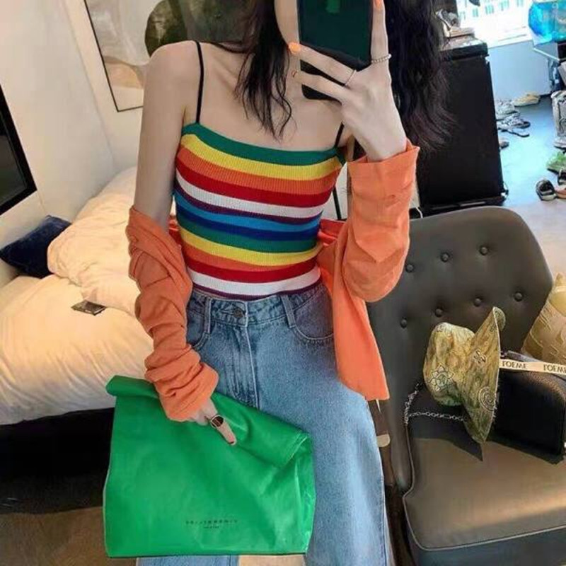 Rainbow Striped Tank Top 3