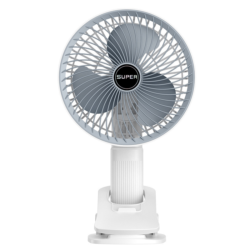 Desktop small fan mute small portable desktop dormitory office desk mini electric fan USB charging 5