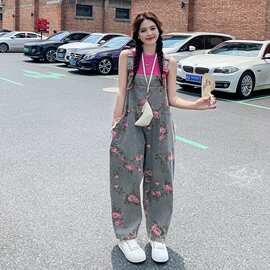 【上就能卖】大量不缺货 转化好 牛仔背带裤
