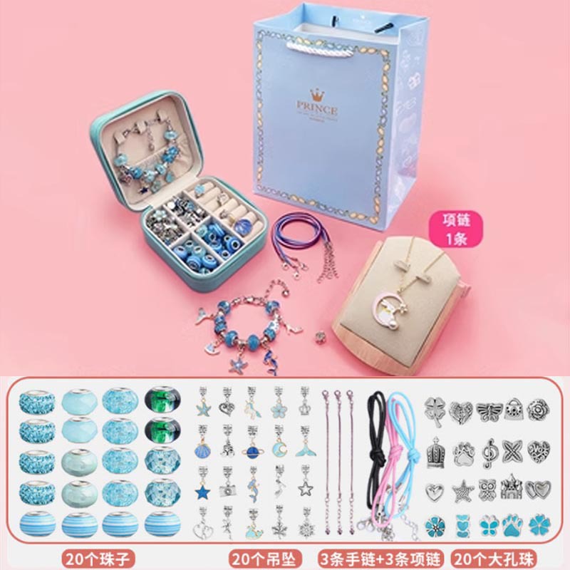 Amazon traje pulsera DIY hecho a mano cristal perlas sueltas Regalo De vacaciones hecho a mano accesorios de joyería al por mayor