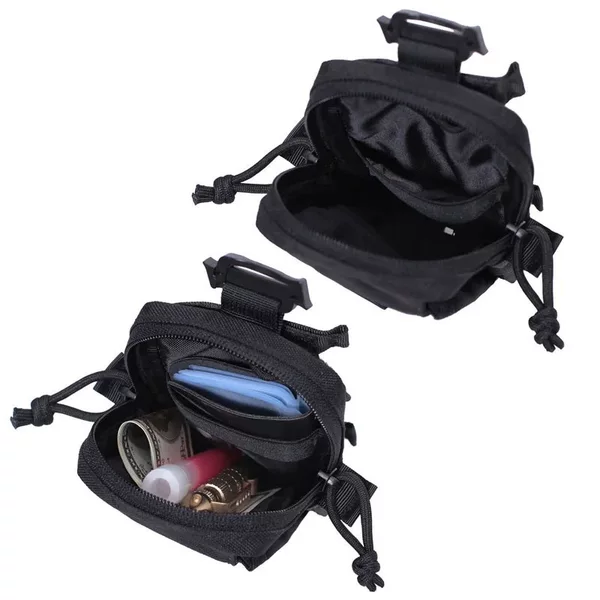 1000D Shoulder Strap Mobile Phone Bag New Multi-Functional Military Fan Tactical First Aid Molle Bag Outdoor Walkie-Talkie Bag