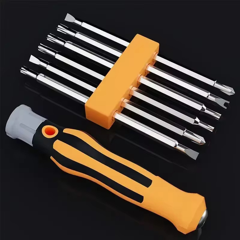 6-in-1 Strong Magnetic Y-Shaped U-Shaped Star-Shaped Triangular Special-Shaped Bit Multi-Functional Household Disassembly Screwdriver Set 6-in-1 Strong Magnetic Y-Shaped U-Shaped Star-Shaped Triangular Special-Shaped Bit Multi-Functional Household Disassembly Screwdriver Set