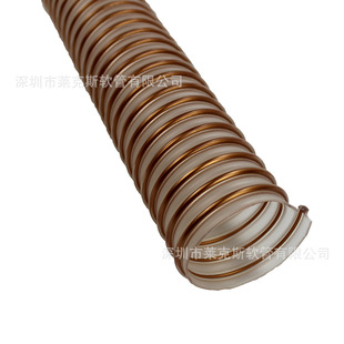 PU wear-resistant steel wire tube LKE00531 dust. Powder fiber and chip factory has straight hair quality and excellent price.