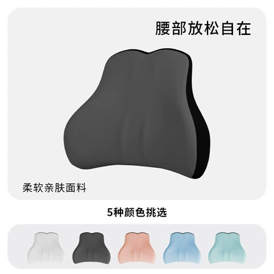 Driver, Lumbar Support Seat, Headrest - noble-gray-and-black-color-matching-single-waistrest