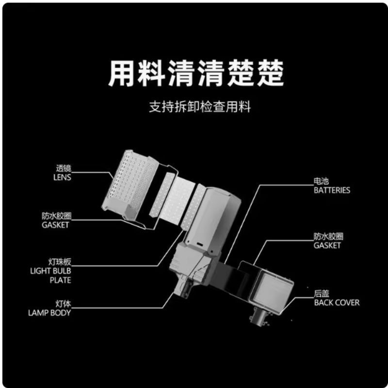 太阳能户外庭院灯2025新款家用防水照明灯超亮大功率农村强光路灯|undefined