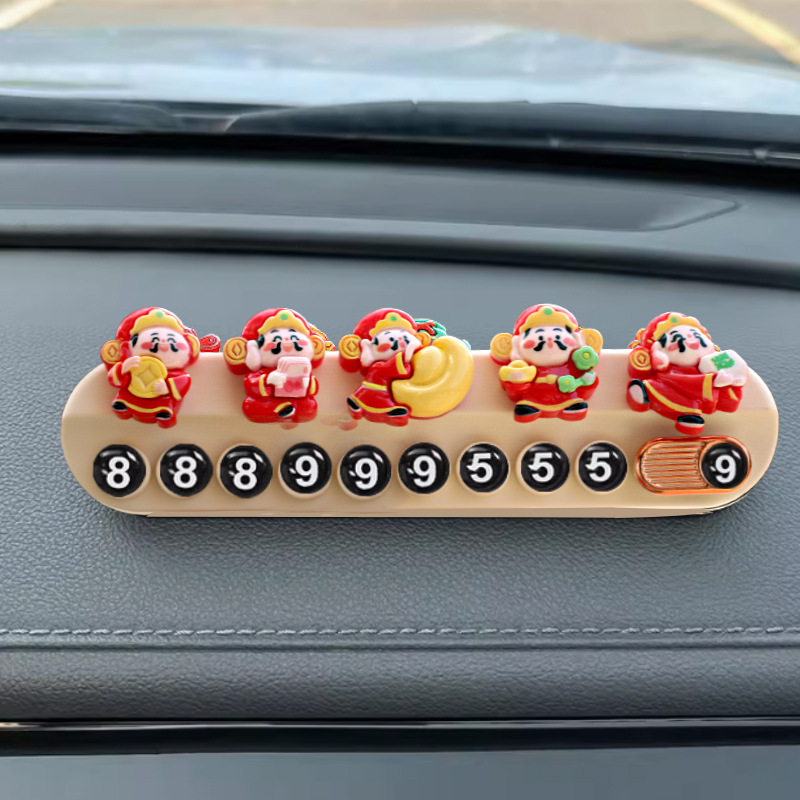 Señal de estacionamiento temporal para automóviles, matrícula de teléfono móvil para mujeres, matrícula de teléfono móvil para automóviles, suministros decorativos ocultos
