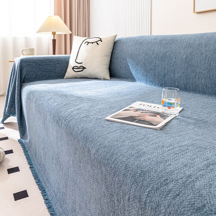 Patrón de Chevron - azul | chenille