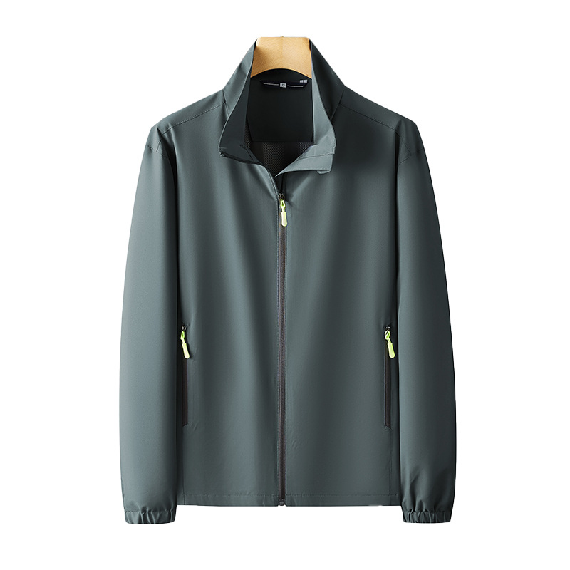 Ropa de trabajo de otoño abrigo anti-fouling ropa de trabajo rompevientos impermeable collar de soporte chaqueta de trabajo chaqueta logotipo impreso personalizado image 21