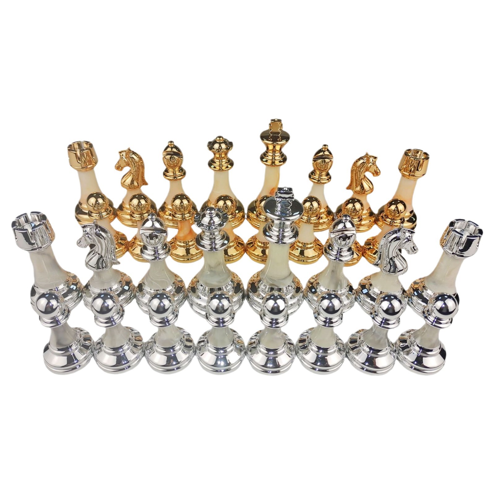 Fábrica directa de alta calidad ajedrez piezas de mesa juegos de comercio electrónico ventas calientes europeas piezas de ajedrez de alta gama de 3,5 pulgadas
