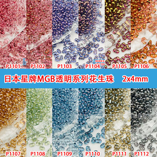 �ձ�MGB�M�� 2X4mm ͸��ɫС������P1101ϵ�п�ʽ����DIY�֙C��
