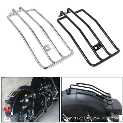 Motorcycle Harley XL Sportsters 883 XL1200 long luggage rear shelf