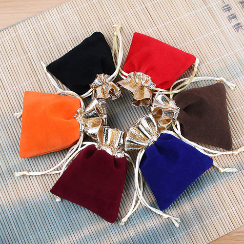 Phnom Penh velvet bag gift bag jewelry bag ornaments packaging bag bracelet pouch cultural and recreational velvet bag 