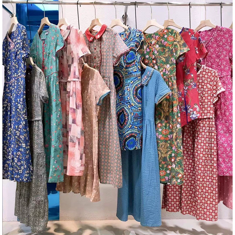 Riyuefang Mashi 2023 летнее новое платье в этническом стиле для среднего и пожилого возраста, куртка, брендовая скидка, женский основной источник