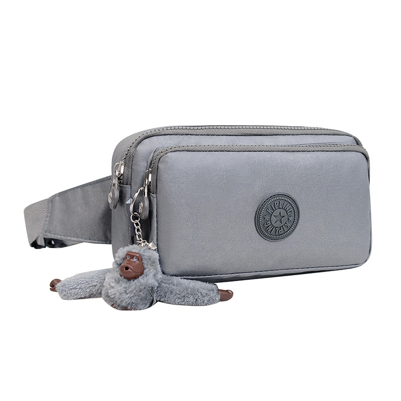 Pecho bolsa de tela impermeable crossbody bolsa brillante mono colgante de compras 2023 nuevo pecho bolsa de drenaje de transmisión en vivo