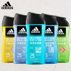 アディダス メンズ スリーインワン シャワージェル シャンプー クレンジング バス 250ml 600m アイスポイント パッション コンカー