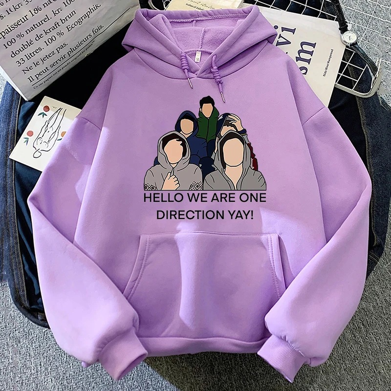 Direction One Hoodies Spring Long Sleeve Hooded Sweatshirts