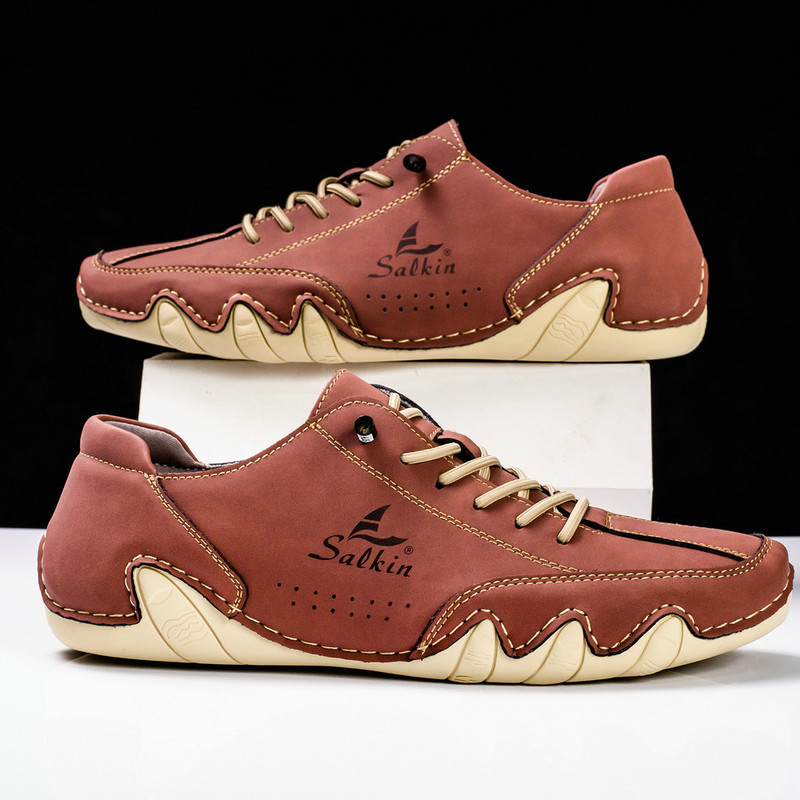 Cross-Border Popular Sailing Shoes Men's Shoes Low-Top Men's Casual Shoes Martin Shoes Men's Octopus Men's Shoes Large Size Shoes
