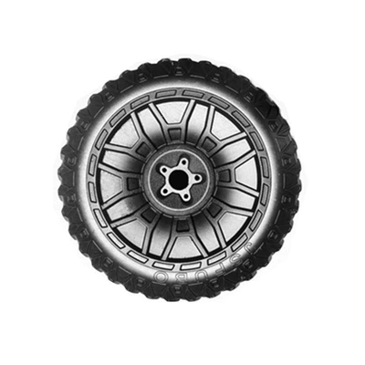 the vehicle, Spare wheel cover - tank-style-fake-spare-tire-luxury-model