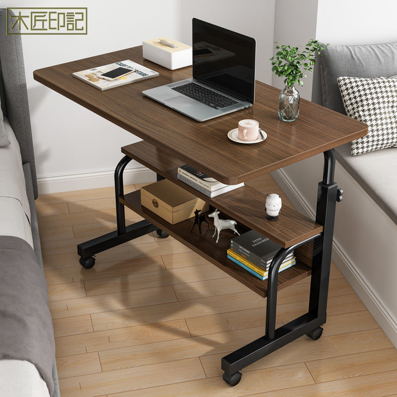 Bedside Table Movable Simple Table Bedroom Rental House Home Laptop Computer Desk Bed Study Table Rental House