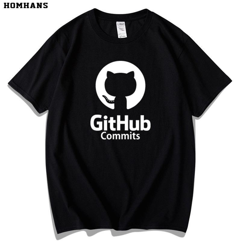 Cross-border Github Programmer Ape T-shirt Tech Male GEEK spoof IT Madman Otaku Short-sleeved Pure Cotton Geek Male