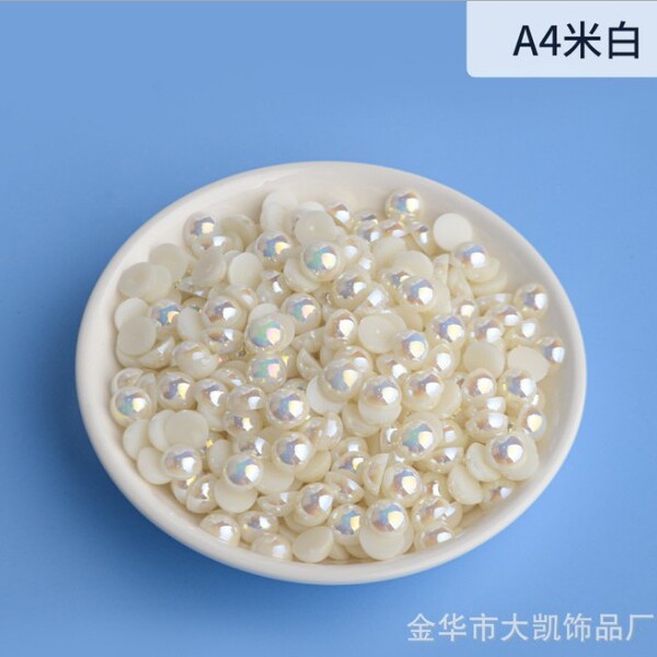 White beads pearl for manicure