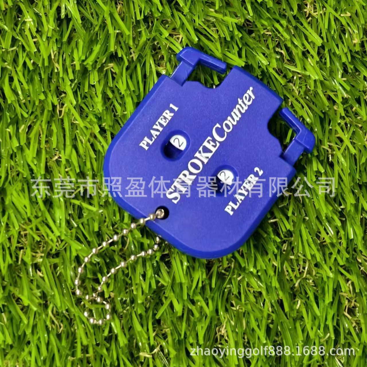 Fabricante de golf de dos ruedas Dispositivo de puntuación manual contador cuadrado Dispositivo de puntuación para el golf
