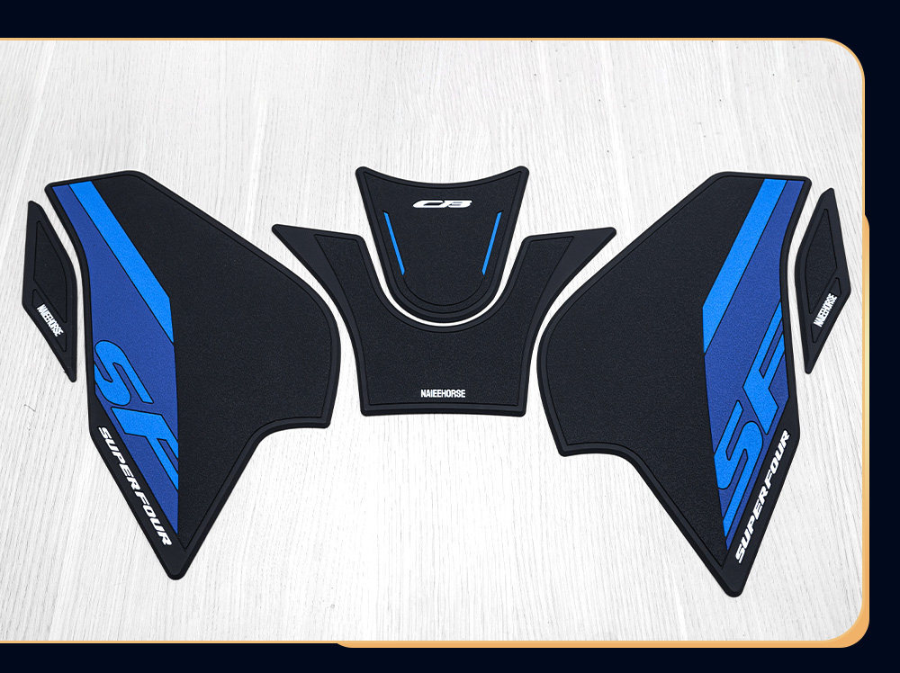 Suitable for 26 Models of Honda Cb500Sf Anti-Slip Rubber Fuel Tank Stickers, Thickened Armor Protection Stickers, Wear-Resistant Decals
