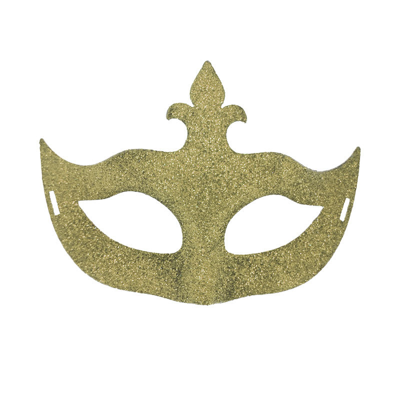 Carnaval nuevo polvo brillante máscara de flecha máscara de Halloween máscara de fiesta decoración máscara de mitad de cara