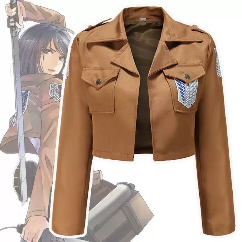 進撃の巨人 COS 衣装 調査兵団 自由の翼 男女兼用 スモールコート ジャケット ハロウィン キャラクター衣装|undefined