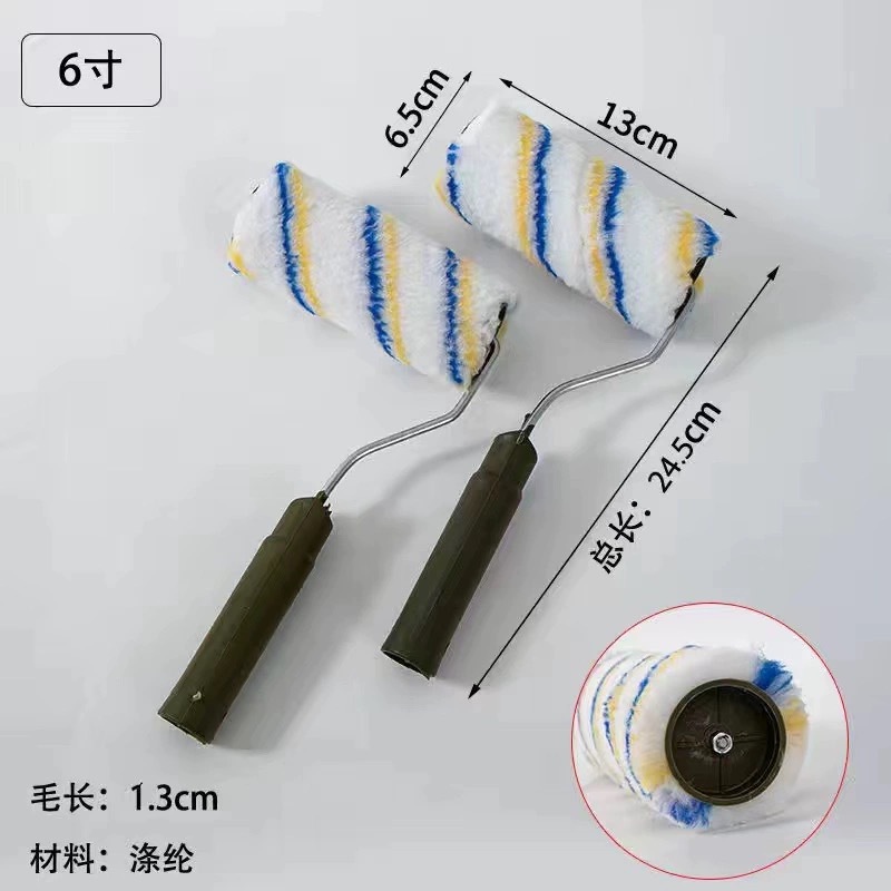 Cepillo de rodillos Cepillo de ángulo no muerto de 9 pulgadas Cepillo de rodillo de alto grado de 4689 pulgadas Cepillo de rodillo de pintura de látex