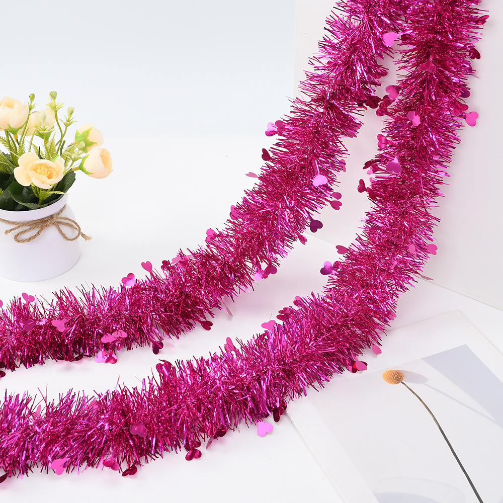 Navidad transfronteriza Año Nuevo vestido de 7cm amor cifrado tira de color dibujo de flores fiesta de eventos de diseño accesorios de banda de cabeza