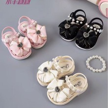 家居儿童凉鞋夏季男女童宝宝婴幼儿鞋学步鞋公主塑料包头凉鞋批发